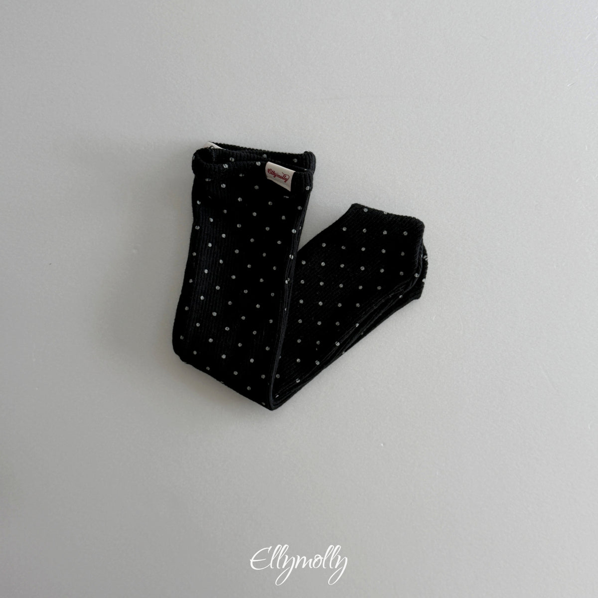 ELLY MOLLY｜ドットリブ裏起毛ソックス【予約商品】