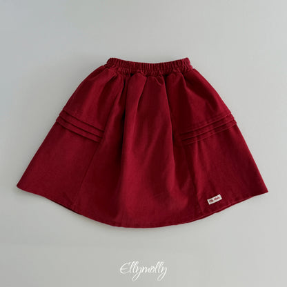 ELLY MOLLY｜ポンポンコーデュロイスカート【予約商品】