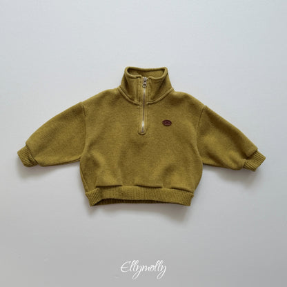 ELLY MOLLY｜アルデン ウールハーフジップ【予約商品】