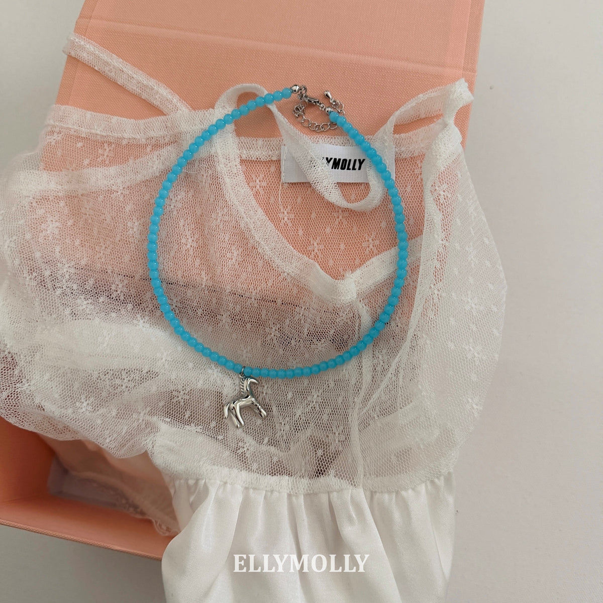 ELLY MOLLY｜馬ビーズネックレス【予約商品】