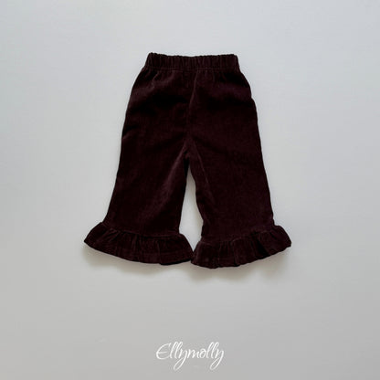 ELLY MOLLY｜ホリック裏起毛フリルパンツ【予約商品】