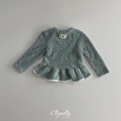 ELLY MOLLY｜スノーフレークフリルTシャツ【予約商品】