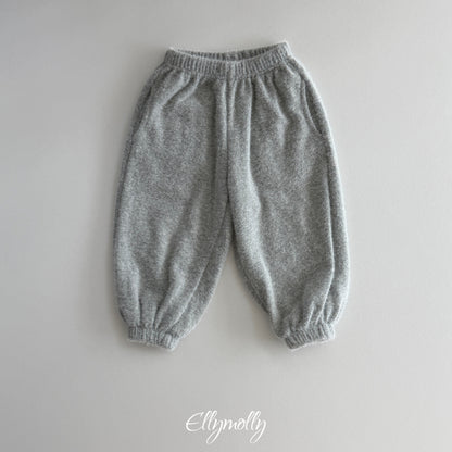 ELLY MOLLY｜スノーフラワーアンゴラジョガーパンツ【予約商品】