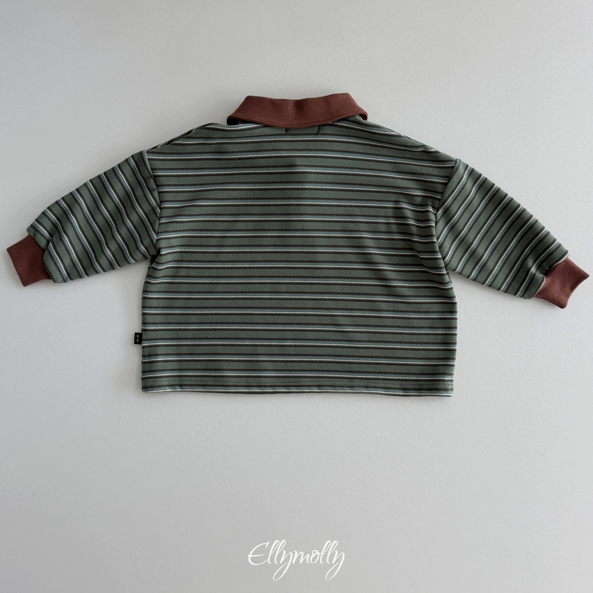 ELLY MOLLY｜クリックピーチ襟付きTシャツ【予約商品】