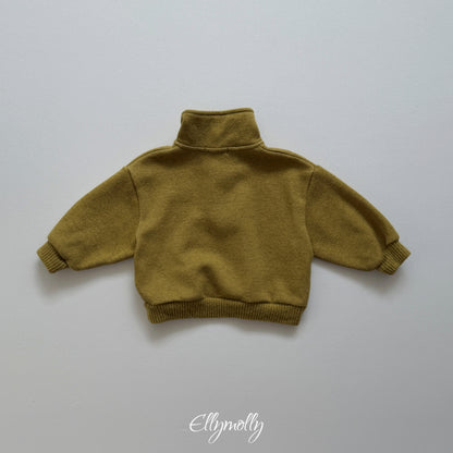 ELLY MOLLY｜アルデン ウールハーフジップ【予約商品】