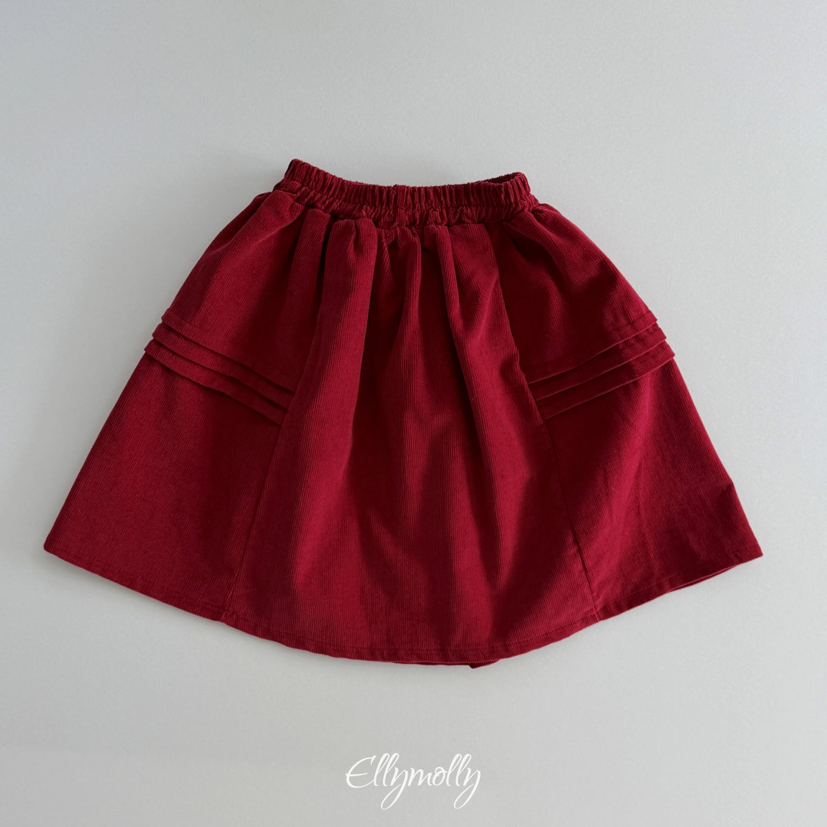 ELLY MOLLY｜ポンポンコーデュロイスカート【予約商品】