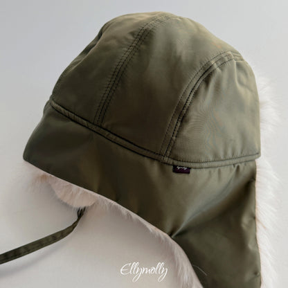 ELLY MOLLY｜エスキモーファー耳あて付きパディングキャップ【予約商品】