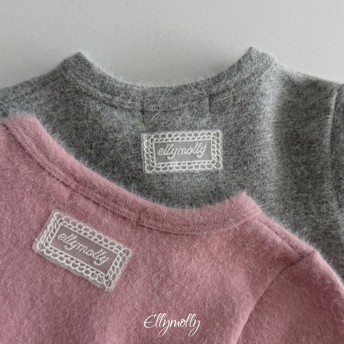 ELLY MOLLY｜スノーフラワーアンゴラフリルカーディガン【予約商品】