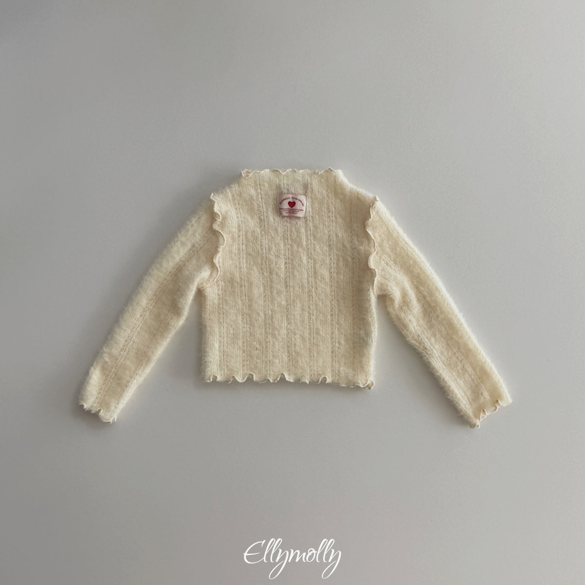 ELLY MOLLY｜メレンゲフリルニットTシャツ【予約商品】