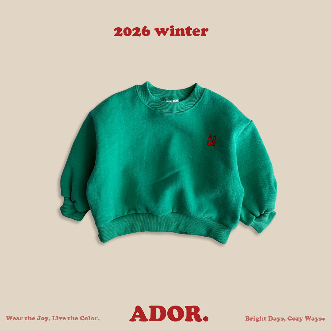 Ador.｜エンブレムスウェット【取り寄せ】