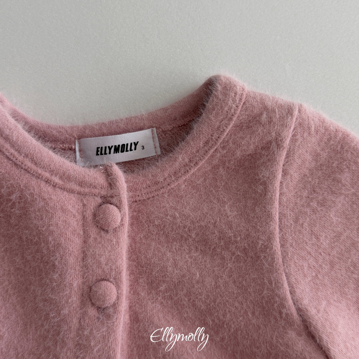 ELLY MOLLY｜スノーフラワーアンゴラフリルカーディガン【予約商品】