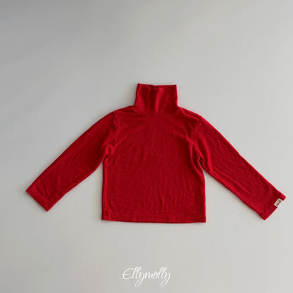 ELLY MOLLY｜スノーウォーマータートルネックT（無地）【予約商品】
