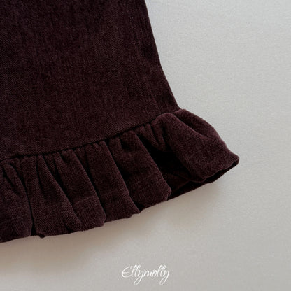 ELLY MOLLY｜ホリック裏起毛フリルパンツ【予約商品】