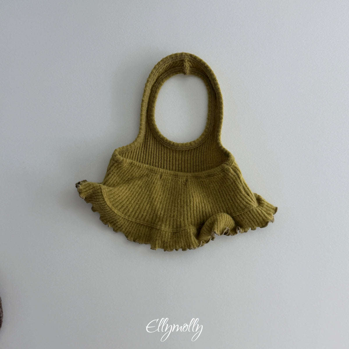 ELLY MOLLY｜ウールリブホルターネックタンクトップ【予約商品】