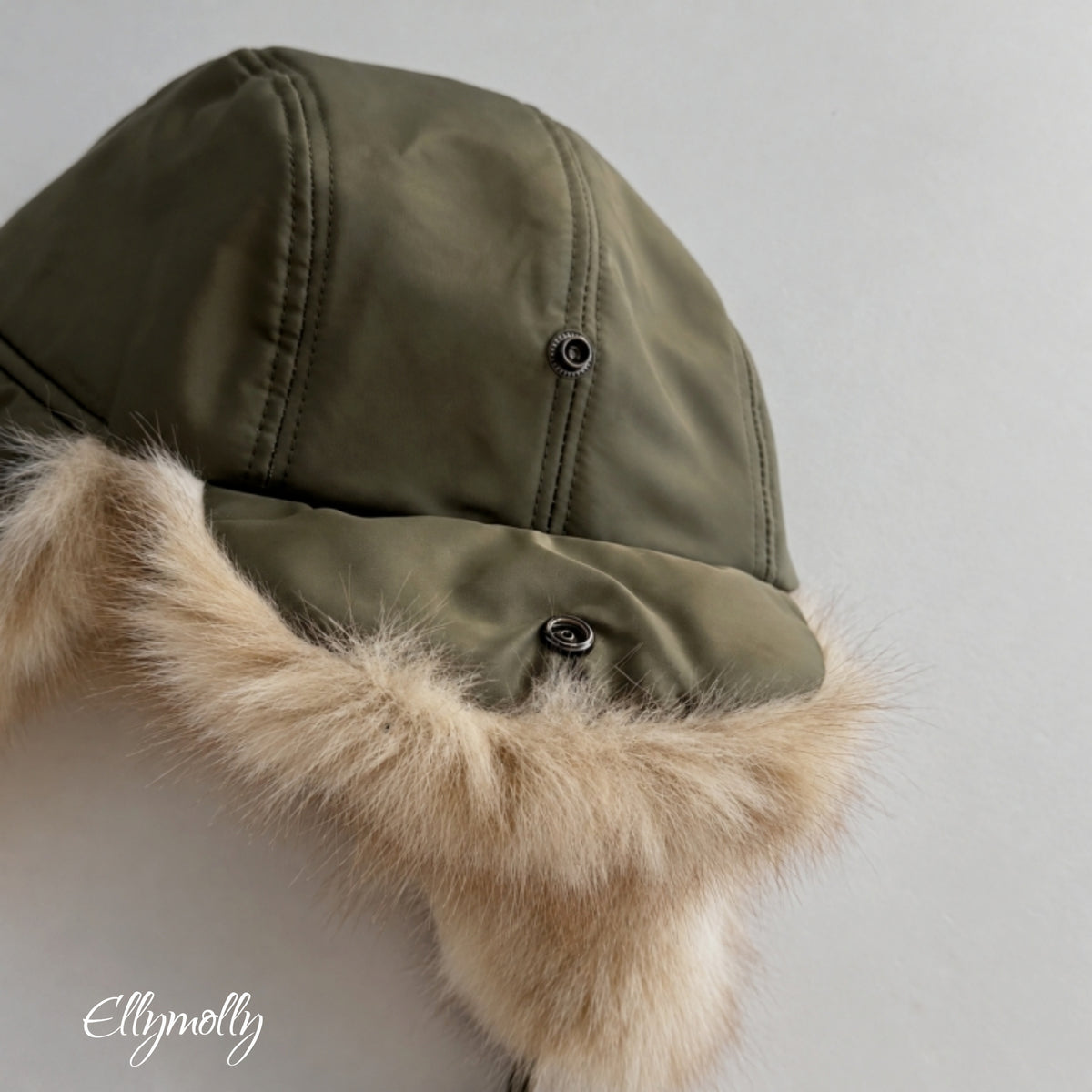 ELLY MOLLY｜エスキモーファー耳あて付きパディングキャップ【予約商品】