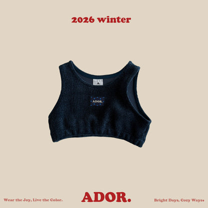 Ador.｜もこもこベロアベスト【取り寄せ】