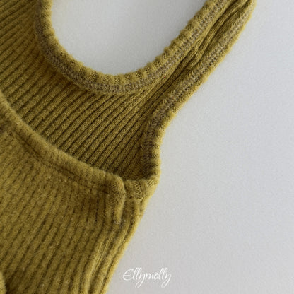 ELLY MOLLY｜ウールリブホルターネックタンクトップ【予約商品】