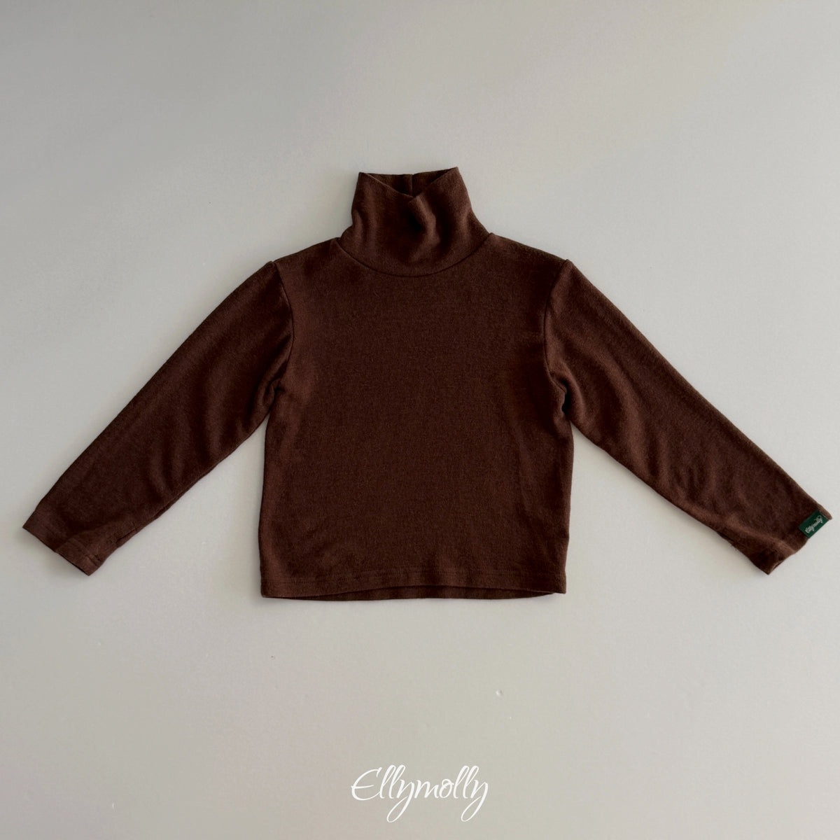 ELLY MOLLY｜スノーウォーマータートルネックT（無地）【予約商品】