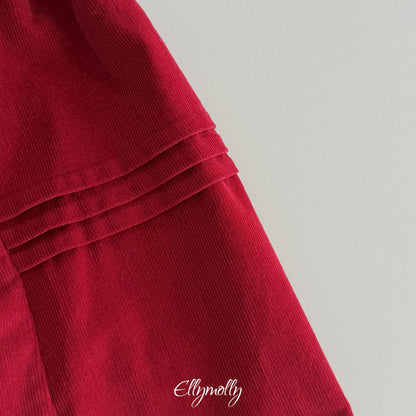 ELLY MOLLY｜ポンポンコーデュロイスカート【予約商品】