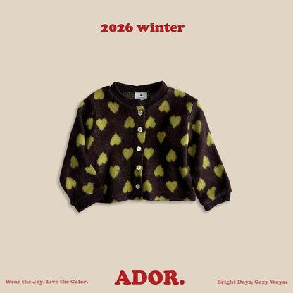 Ador.｜ハートカーディガン【取り寄せ】