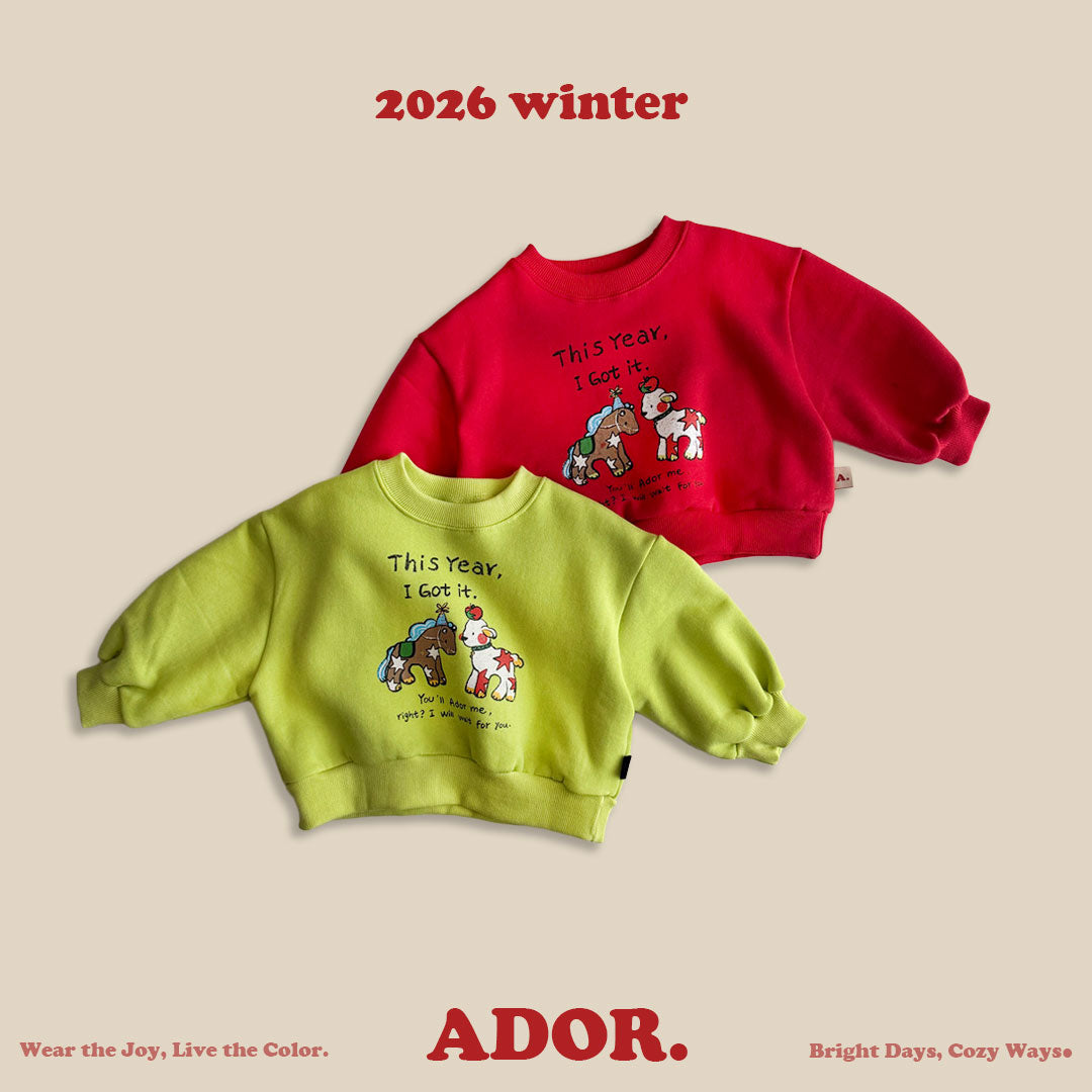 Ador.｜スターファニマルスウェット【取り寄せ】