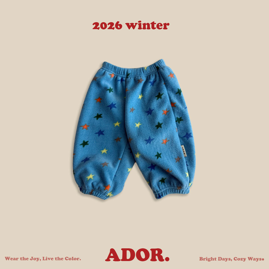 Ador.｜スターフリースパンツ【取り寄せ】