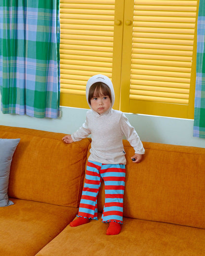 OOTTBEBE Striped Frill Pants｜ボーダーフリルパンツ