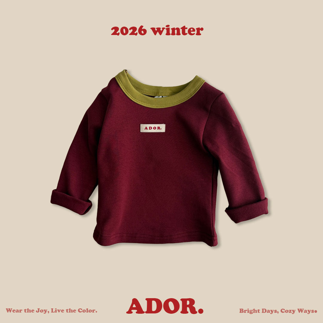 Ador.｜クッキーバイカラーTシャツ【取り寄せ】