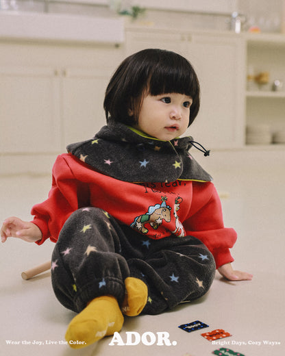 Ador.｜リバーシブルスターフードポンチョ【取り寄せ】