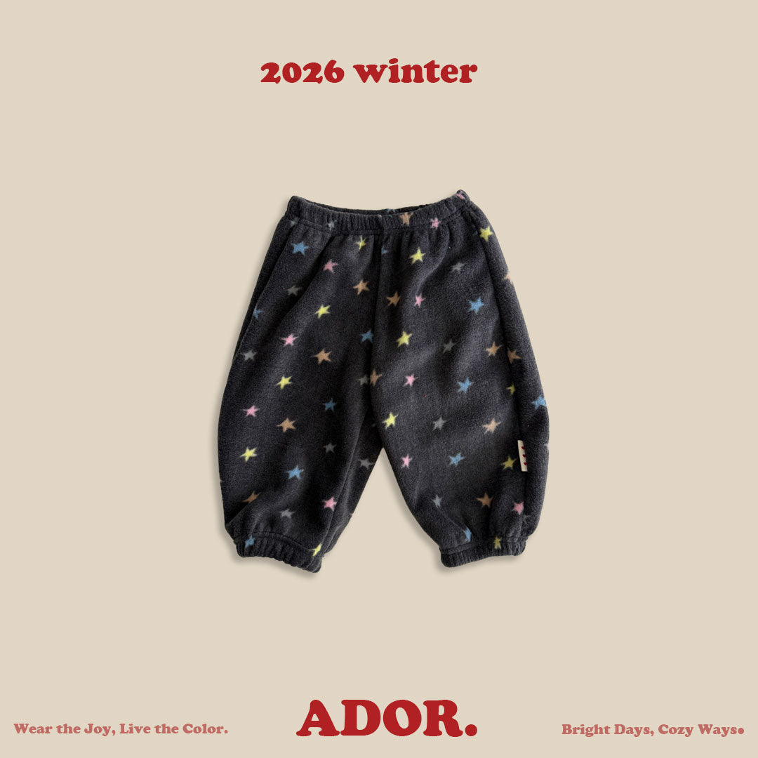 Ador.｜スターフリースパンツ【取り寄せ】
