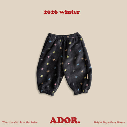 Ador.｜スターフリースパンツ【取り寄せ】
