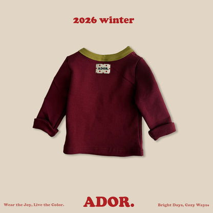 Ador.｜クッキーバイカラーTシャツ【取り寄せ】