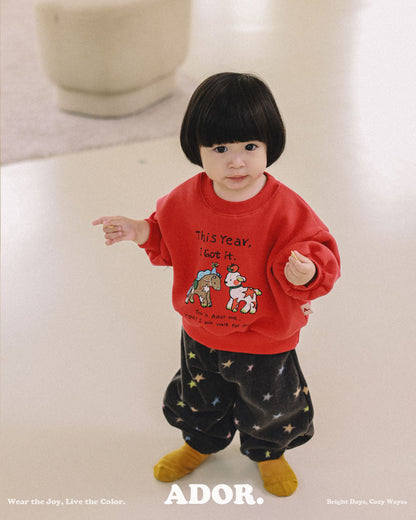 Ador.｜スターファニマルスウェット【取り寄せ】