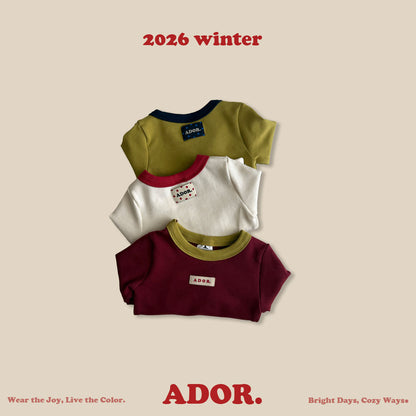 Ador.｜クッキーバイカラーTシャツ【取り寄せ】