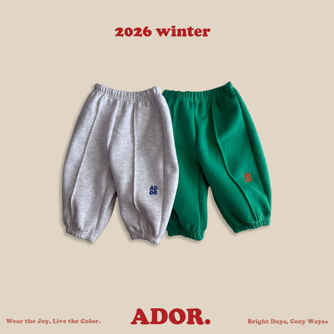 Ador.｜エンブレムジョガーパンツ【取り寄せ】