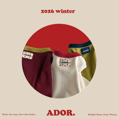Ador.｜クッキーバイカラーTシャツ【取り寄せ】
