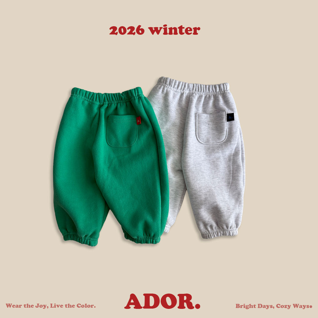 Ador.｜エンブレムジョガーパンツ【取り寄せ】