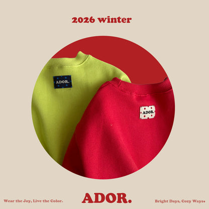 Ador.｜スターファニマルスウェット【取り寄せ】