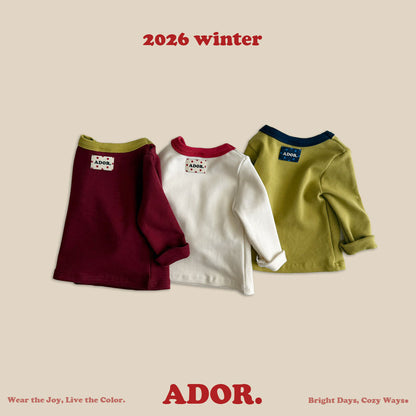 Ador.｜クッキーバイカラーTシャツ【取り寄せ】