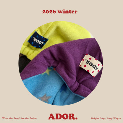 Ador.｜リバーシブルスターフードポンチョ【取り寄せ】