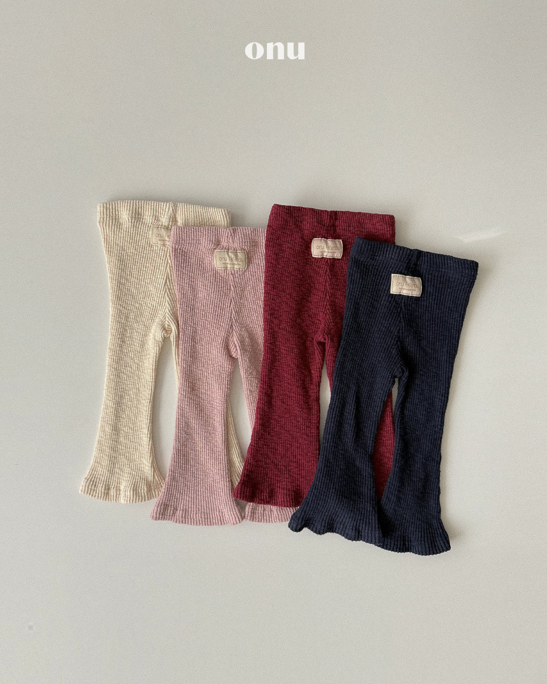 ONU｜リブフレアパンツ【取り寄せ】