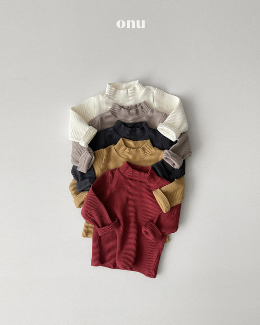 ONU｜リブハイネックTシャツ【取り寄せ】