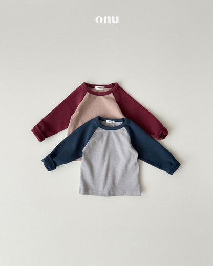 ONU｜ピーチ起毛ラグランTシャツ【取り寄せ】