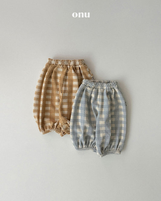 ONU｜チェックコーデュロイバルーンパンツ【取り寄せ】