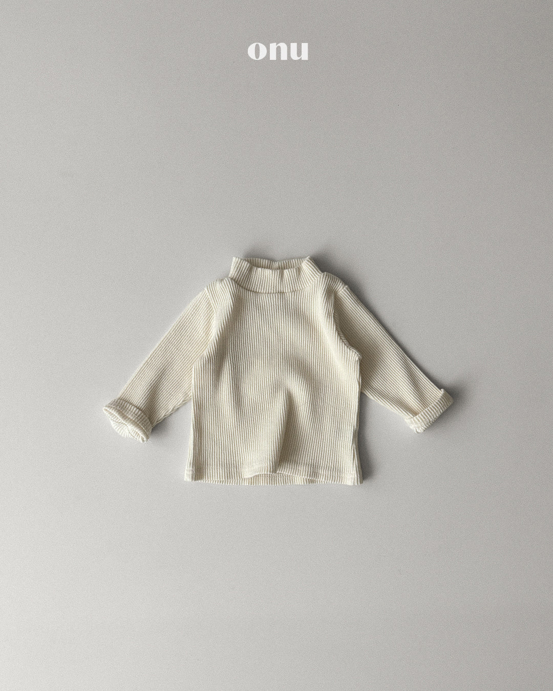 ONU｜リブハイネックTシャツ【取り寄せ】