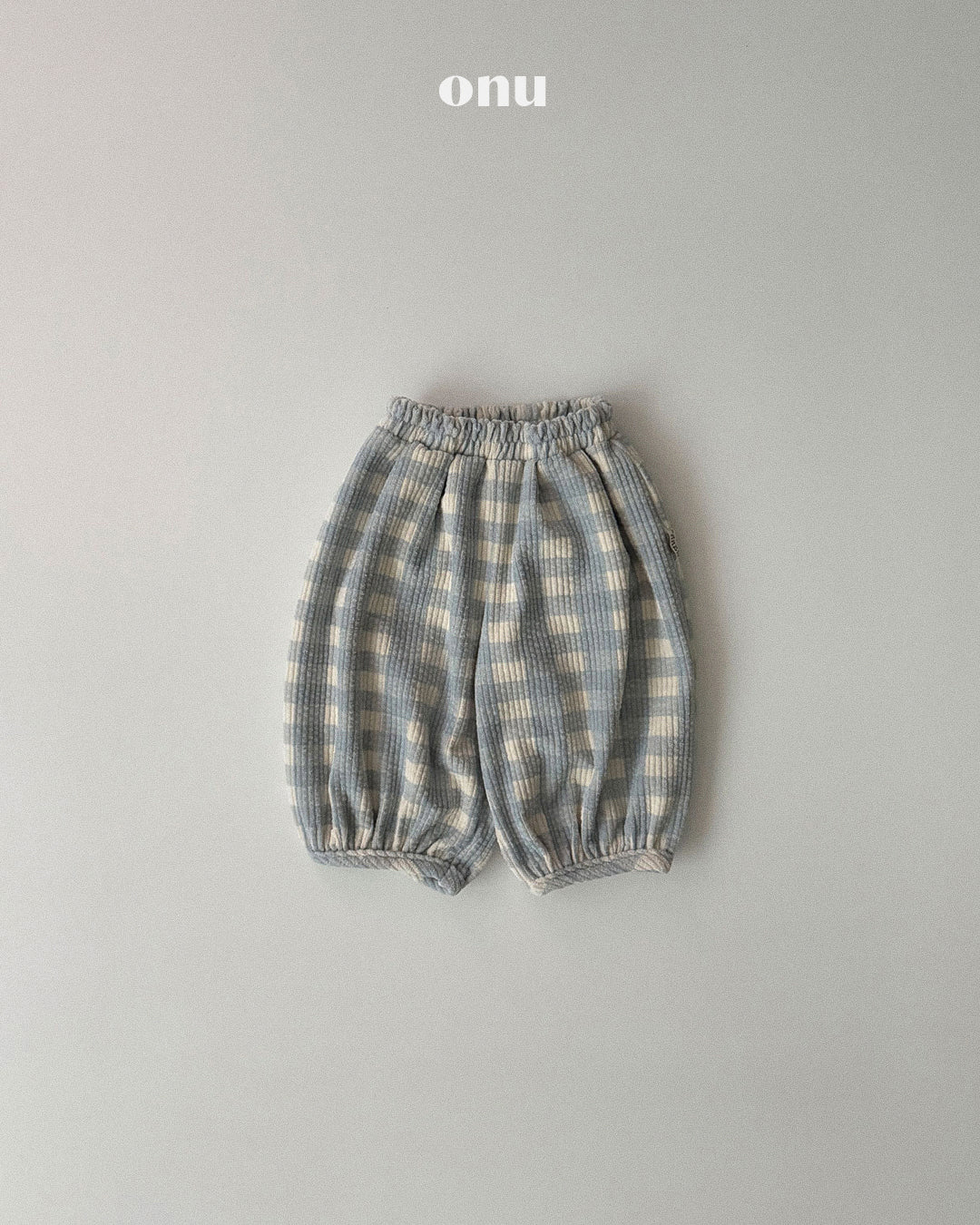 ONU｜チェックコーデュロイバルーンパンツ【取り寄せ】