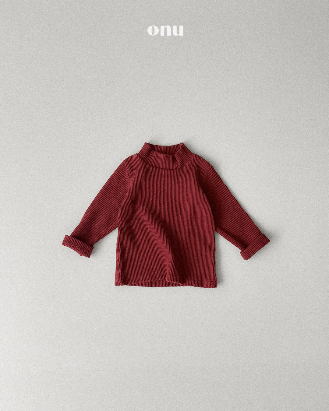 ONU｜リブハイネックTシャツ【取り寄せ】
