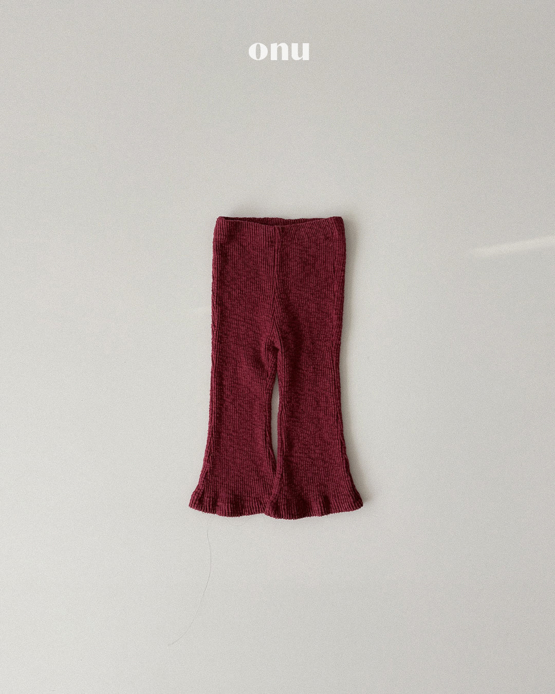 ONU｜リブフレアパンツ【取り寄せ】