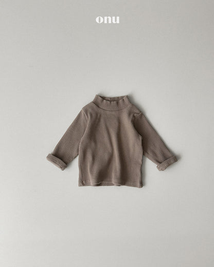 ONU｜リブハイネックTシャツ【取り寄せ】