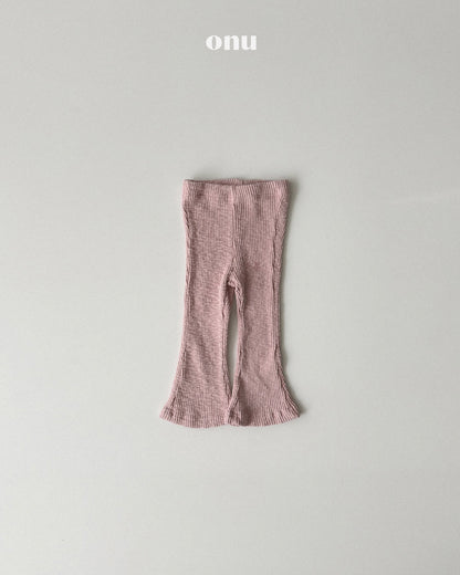 ONU｜リブフレアパンツ【取り寄せ】